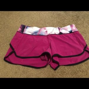 Lululemon size 8 speed shorts